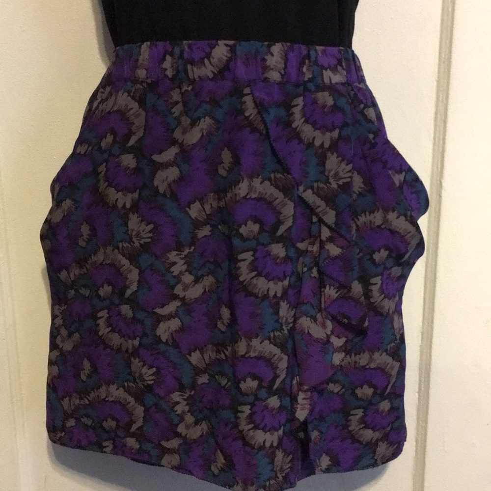 Eliot Silk Mini Skirt